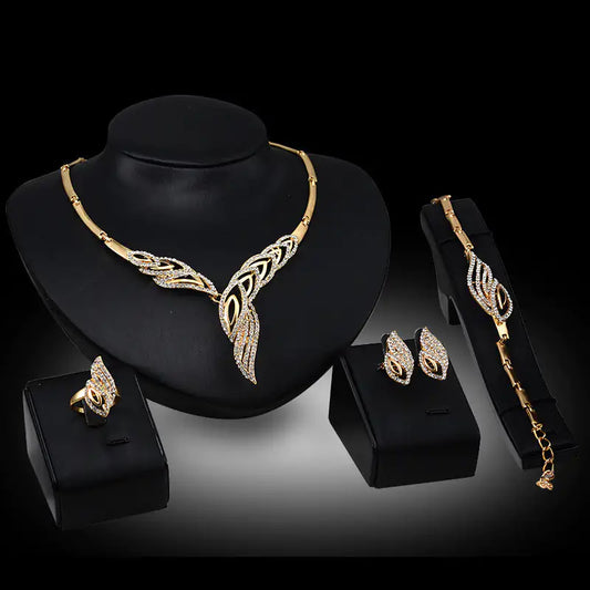 Gold Bridal Jewelry Set