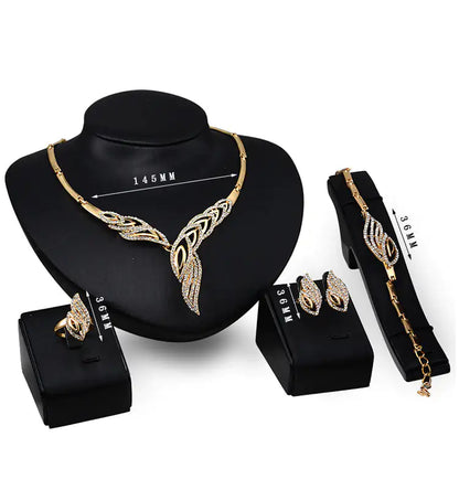 Gold Bridal Jewelry Set