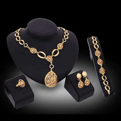 Gold Bridal Jewelry Set