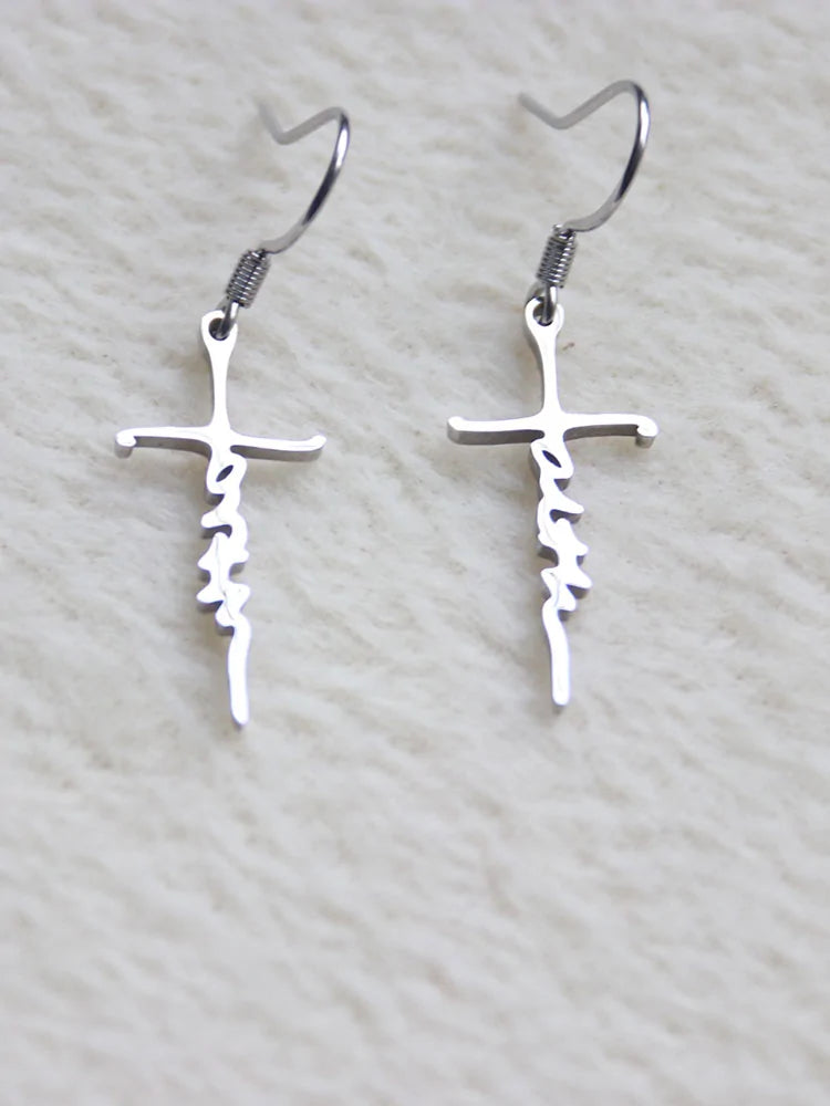 "Faith" Cross Necklace