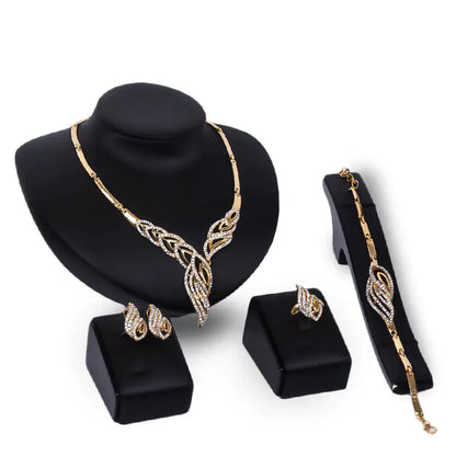 Gold Bridal Jewelry Set