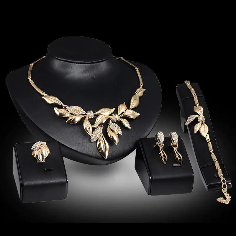 Gold Bridal Jewelry Set