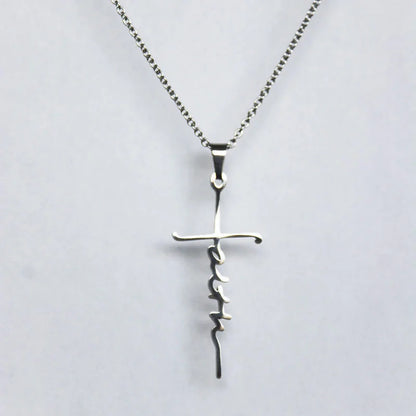 "Faith" Cross Necklace